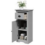 vidaXL Badkamerkast BODO 44x30x90 cm grijs, Huis en Inrichting, Badkamer | Badkamermeubels, Verzenden, Nieuw, (Half)hoge kast