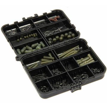 Angling Pursuits Carp Rig Accessory Box met 175 stuks, Verzenden, Nieuw, Overige typen
