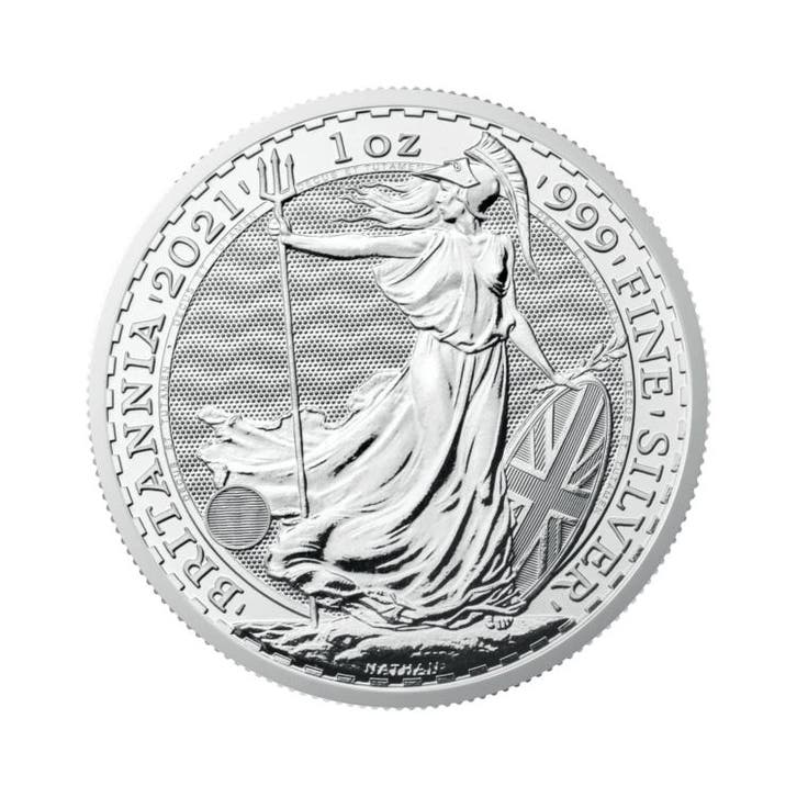 Aanbieding: Zilveren Britannia munt 1 troy ounce, Postzegels en Munten, Edelmetalen en Baren, Verzenden