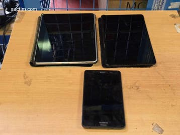 Diverse tablets (3x) Samsung, Apple SN-T285,..., Zakelijke goederen, Kantoor en Winkelinrichting | Kantoormeubilair en Inrichting