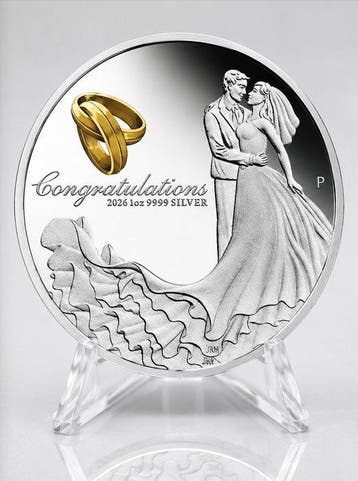 Australië. 1 Dollar 2026 – Wedding – 1 oz Silver coin – Ag