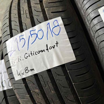 2 x Giti 215-50-18 Zomerbanden 8mm, 18 inch, Ophalen of Verzenden, Band(en), Personenwagen