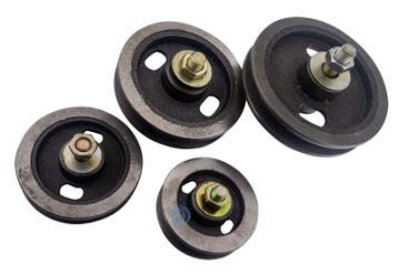 Gietijzeren wiel met naaldlager 75mm, Verzenden, Nieuw