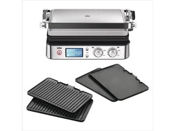 Braun MultiGrill 9 - CG9043 - Contactgrill - 2000W - Timer -, Verzenden, Nieuw