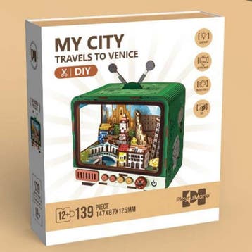 Modelbouw My City Houten Puzzel Venetie - 118 Onderdelen..., Verzenden, Nieuw