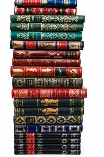 France - Lot de 10 livres reliés de prestige – Bibliothèque