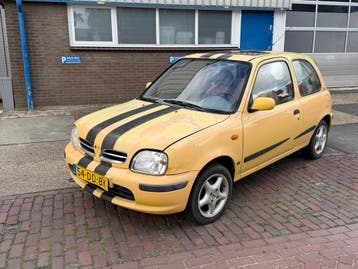 Nissan Micra 1.3 3D MOTOR PERFECT/APK NWE/SCHUIFDAKJE, Stof, Handgeschakeld, Nieuw, Euro 4