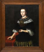 Benjamin van Block (1631-1690) toegeschreven aan, portret, Antiek en Kunst