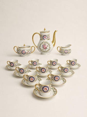 Limoges - Maison Haviland - Koffieservies (27) -