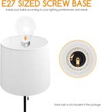 Vloerlamp - Staande lamp - 145 cm - Wit - Aigostar •, Huis en Inrichting, Verzenden, Zo goed als nieuw