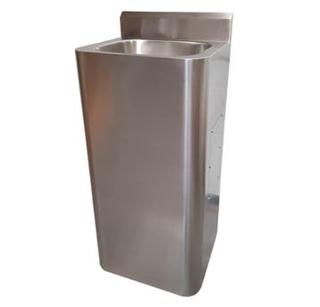 Staande RVS Wastafel B 400 x D 350 x H 1000 mm HorecaTraders, Verzenden, Nieuw in verpakking