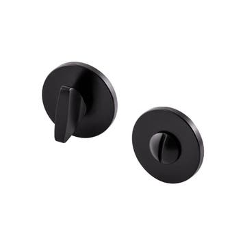 Shuffle toilet-/badkamersluiting rond 5mm - zwart, Verzenden, Nieuw