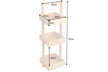 Plank LAGOON SPA 75cm bamboe naturel - 40947, Ophalen of Verzenden, Nieuw