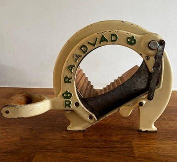 Raadvad - Broodsnijmachine - Metaal, Hout
