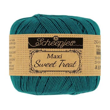 Scheepjes Maxi Sweet Treat - 401 dark teal - Gemerceriseer, Hobby en Vrije tijd, Breien en Haken, Ophalen of Verzenden, Nieuw