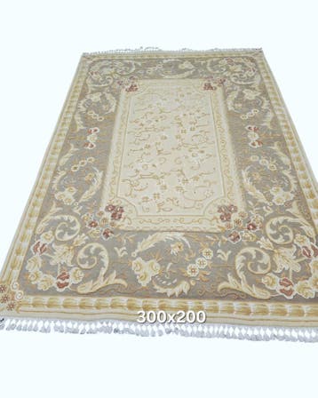 Perzisch tapijt Abusson 300x200 wollen voerkleed turkije, Groot perzisch tapijt wollen vloerkleed handgeknoopt turkije, 200 cm of meer