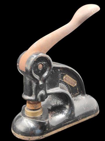 Cerrutti - dry stamp from the 1920s-1930s by Cerrutti, -