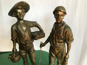 sculptuur, Stupenda (Lincontro) due Amici uno pescatore e