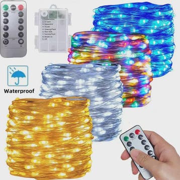 Waterdichte Batterij Sfeerverlichting met Afstandsbediening, Verzenden, Nieuw