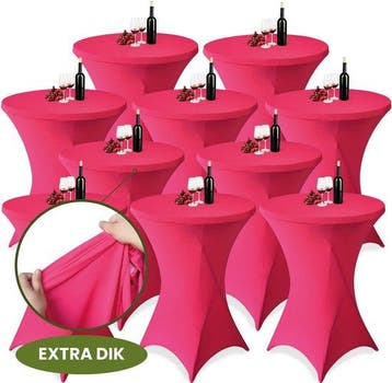 Statafelrok Roze x 10 – 80-85 x 110 cm met Opbergtas – Stat, Verzenden, Nieuw