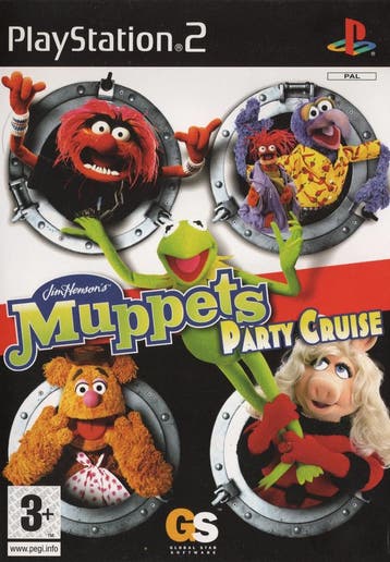 Muppets Party Cruise - PlayStation 2 PS2 - PAL EUR - CIB, Ophalen of Verzenden, Zo goed als nieuw