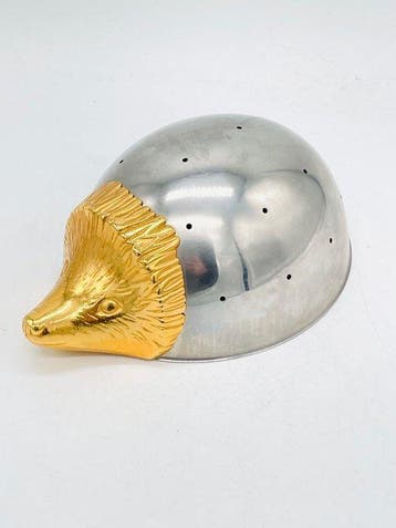BMF - Figuur - Party hedgehog (Party Igel) - Verguld, Staal