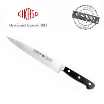 Eikaso Solingen Vleesmes 18 cm – Nauwkeurig en Efficiënt., Ophalen of Verzenden, Nieuw, Rvs of Chroom