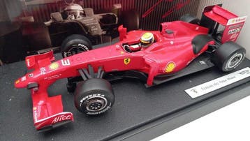 Hot Wheels 1:18 - Modelauto - Ferrari F1 F60 Felipe Massa, Nieuw