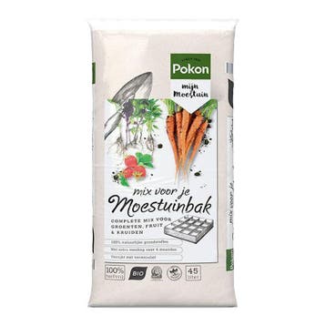 Pokon Bio MPS RHP Mix voor je Moestuinbak 45 liter, Ophalen of Verzenden