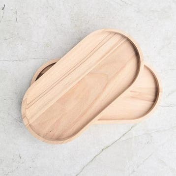 HOCHO Beuken Houten Dienblad – 200x100x15 mm – Hardwax B, Ophalen of Verzenden, Nieuw