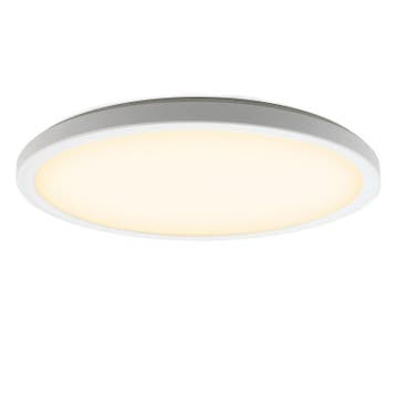 Witte plafonnière Shona, rond, 3-staps dimbaar, 18w, 3000K, Ophalen of Verzenden, Nieuw