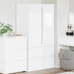vidaXL Kledingkast Hoogglans Wit 79,5 x 49 x 156 cm, Verzenden, Nieuw