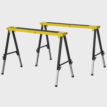 Set van 2 Opvouwbare Telescopische Werkbokken, Verstelbaar i, Verzenden, Nieuw