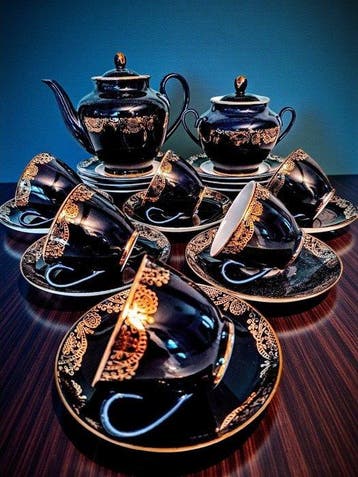 Lomonosov Imperial Porcelain Factory - Koffie- en