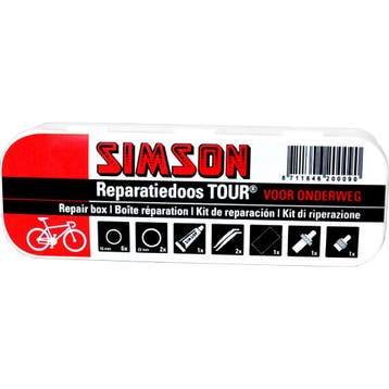 Simson Reparatiedoos Tour (Bandenreparatie & Pompen, Fiets), Ophalen of Verzenden, Nieuw, Band