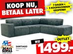 Santiago Hoekbank nu €1499.- Betaal in 3x zonder rente!!, Huis en Inrichting, Banken | Bankstellen, Nieuw