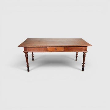 Tafel - Eik - antique bureau table