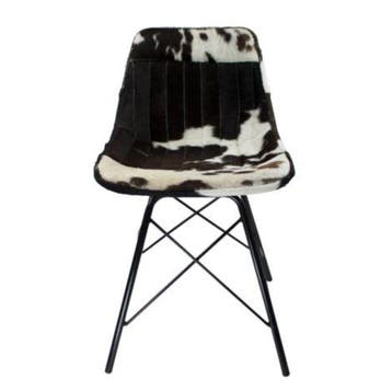 stoel koe zwart wit x 79cm (zelfmontage), Verzenden, Nieuw