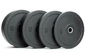 Hi-Temp Premium Bumper plates SET 100 kg | gewichten 100, Sport en Fitness, Fitnessmaterialen, Ophalen of Verzenden, Nieuw, Benen