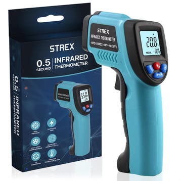 Strex Digitale Infrarood Thermometer-Bereik -50 t/m +550 °C, Doe-het-zelf en Verbouw, Meetapparatuur, Verzenden, Nieuw