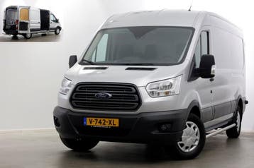 Ford Transit 350 2.0 TDCI 130pk E6 L3H2 Trend Airco/Camera/T, Gebruikt, Euro 6, Dealer onderhouden, Ford