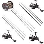 Ultimate Adventure Carp + Free Spirit Set 12ft (3lbs), Verzenden, Nieuw