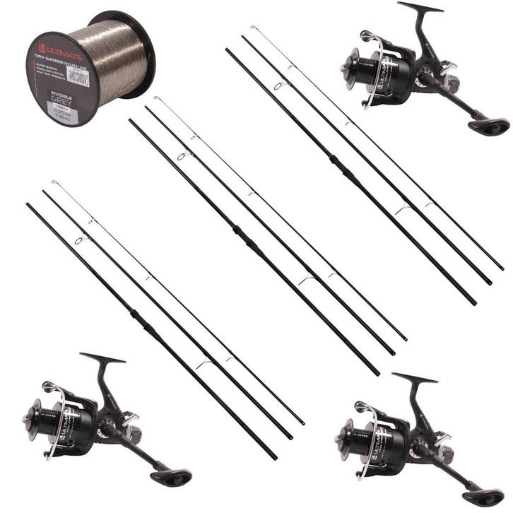 Ultimate Adventure Carp + Free Spirit Set 12ft (3lbs), Watersport en Boten, Hengelsport | Algemeen, Nieuw, Verzenden