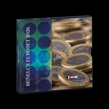 Benelux. Benelux set 2026 Portretten van monarchie en