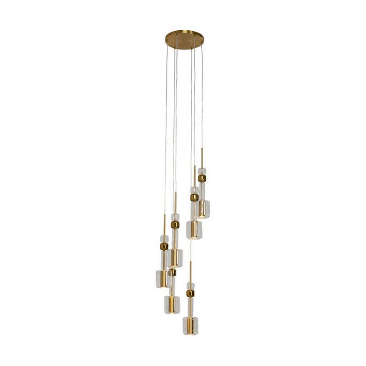 *WOONWINKEL* Kare Design Candy Bar Gold Trapse Hanglamp Goud, Huis en Inrichting, Lampen | Hanglampen, Nieuw, Verzenden