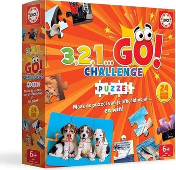 321 Go Challenge - Puzzel | Educa - Kaartspellen, Verzenden, Nieuw