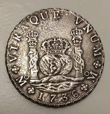 Spanje. Felipe V. 8 Reales 1736 Mexico MF