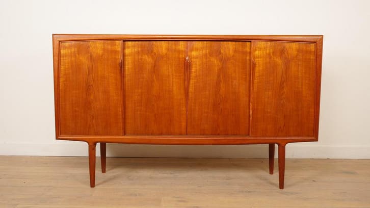 Vintage kast | Axel Christensen | Aco Møbler | 200 cm, Huis en Inrichting, Kasten | Wandmeubels, Ophalen of Verzenden
