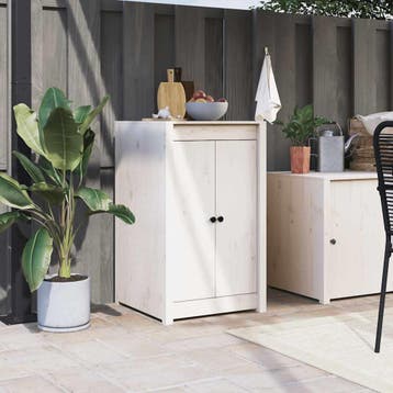 vidaXL Kastdeurtjes voor buitenkeuken MEPPEL  50x9x82 cm, Huis en Inrichting, Verzenden, Nieuw