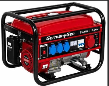 Benzine Noodstroomaggregaat 8500W Trekstart, Nieuw, 10 tot 30 kVA, Elektrisch startend, Verzenden